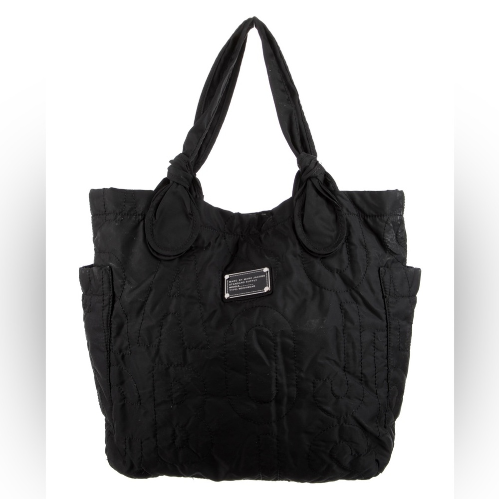 Marc by Marc Jacobs Black Quilted Shoulder Tote Bag